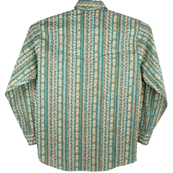 Vintage Steer West Button Down Long Sleeve Shirt USA Mens SIZE M - Picture 4 of 8